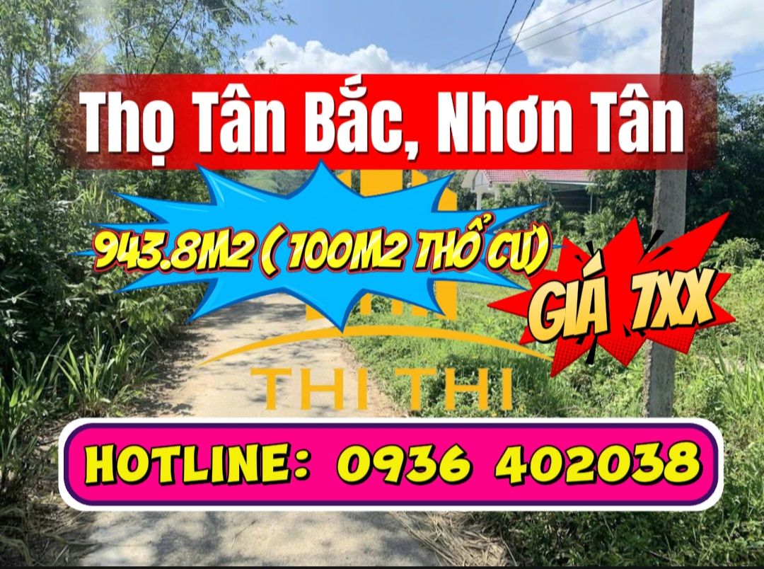 CHỦ CẦN SANG NHƯỢNG LÔ ĐẤT VƯỜN 943.8M2 TẠI THỌ TÂN BẮC, NHƠN TÂN, AN NHƠN ( NAY LÀ GIA LAI) CHỦ CẦN SANG NHƯỢNG LÔ ĐẤT VƯỜN 943.8M2 TẠI THỌ TÂN BẮC, NHƠN TÂN, AN NHƠN ( NAY LÀ GIA LAI)